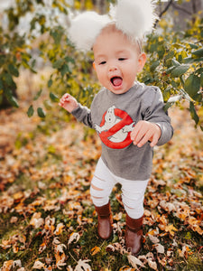 White distressed leggings